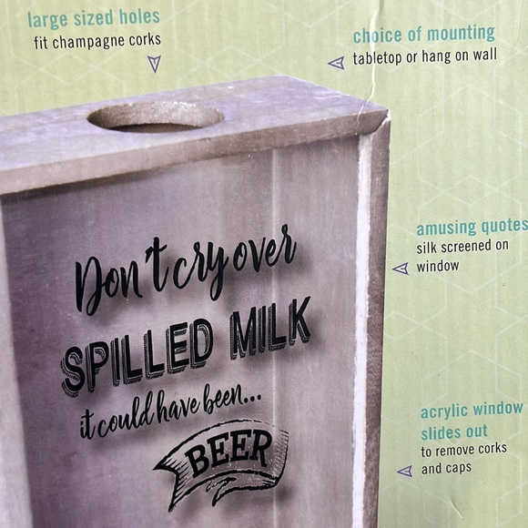 Meridian Point Mercantile Cork & Cap Saver home decor NIB NEW - Picture 8 of 8